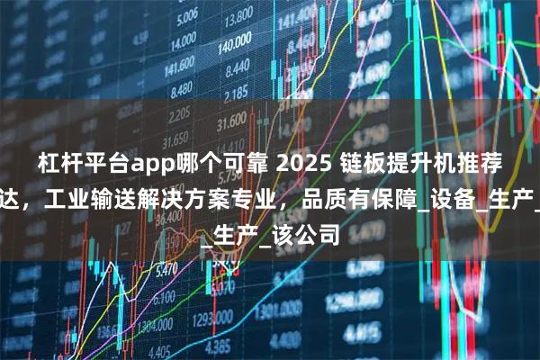 杠杆平台app哪个可靠 2025 链板提升机推荐宁津硕达，工业输送解决方案专业，品质有保障_设备_生产_该公司